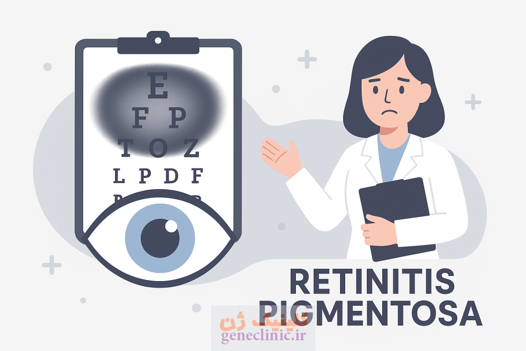 مشاوره ژنتیک رتینیت پیگمنتوزا