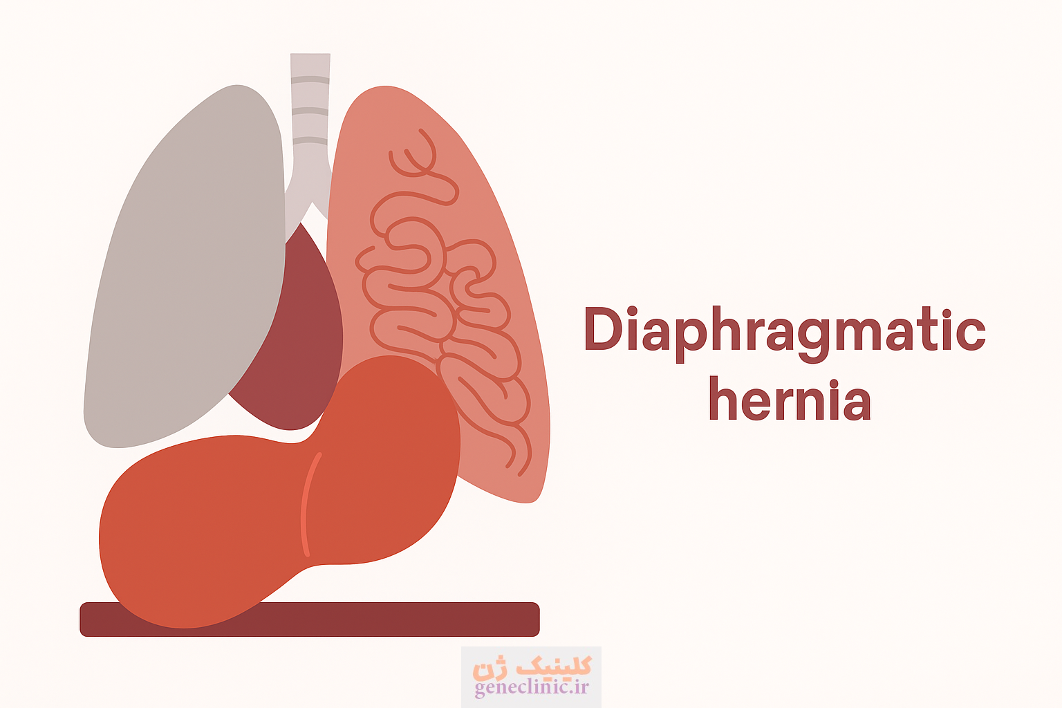‏فتق دیافراگم‏ یا هرنی دیافراگم (Diaphragmatic hernia) چیست؟