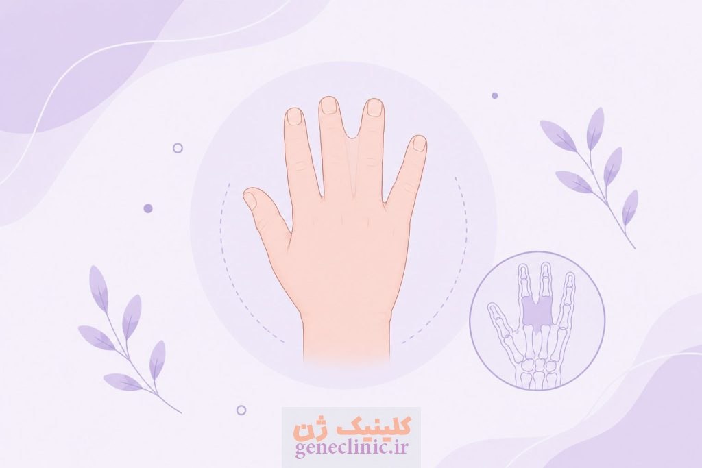 سینداکتیلی یا انگشتان بهم چسبیده (Syndactyly)