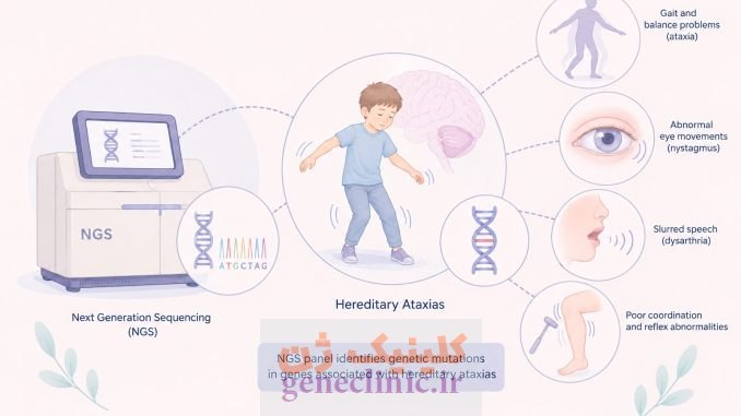 پنل NGS آتاکسی های ارثی ( Hereditary Ataxias NGS Panel)