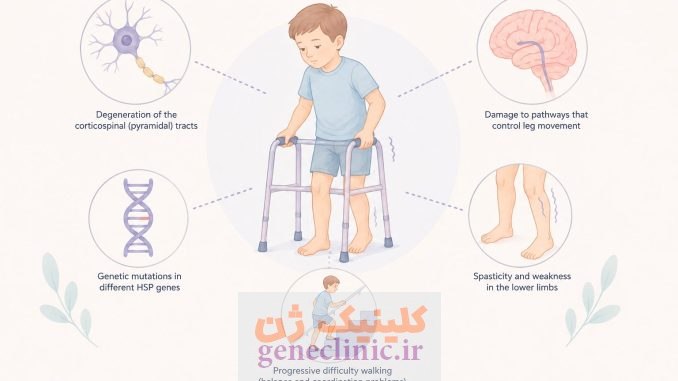 پاراپلژی اسپاستیک ارثی (Hereditary Spastic Paraplegia) چیست؟ پاراپلژی اسپاستیک ارثی (Hereditary Spastic Paraplegia) چیست؟
